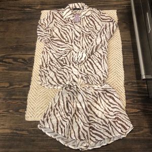 Zebra swim cover set